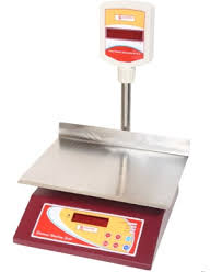Counter weighing scales
